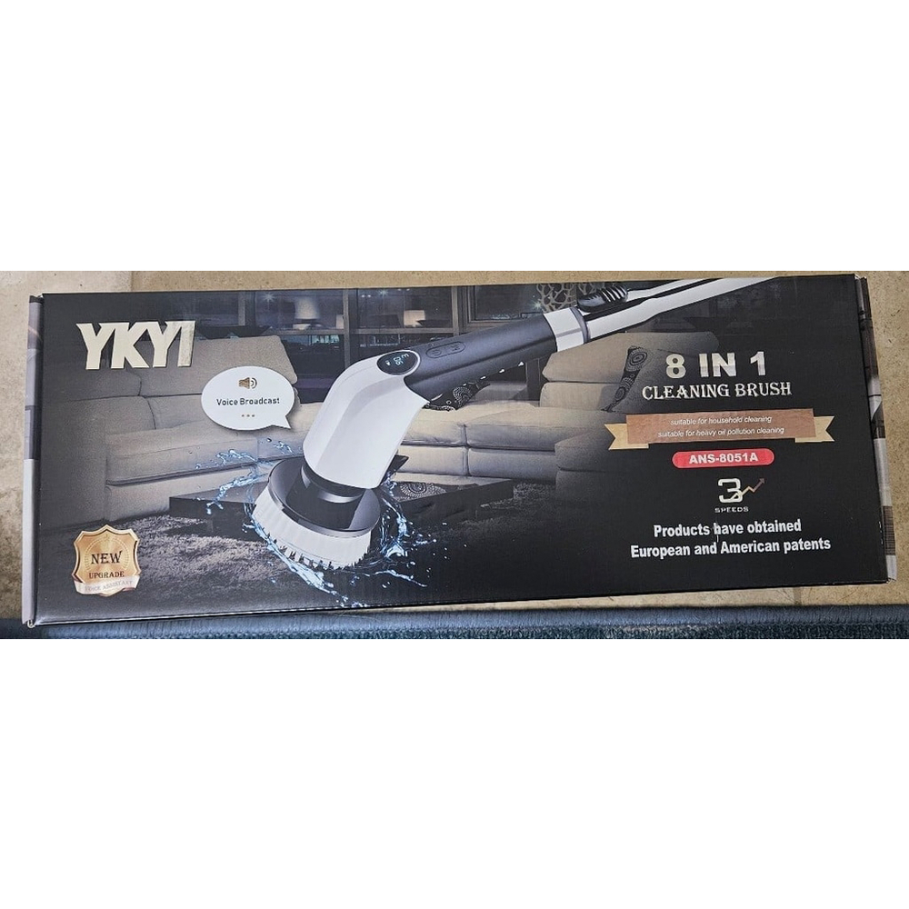 Electric Spin Scrubber, Cordless Cleaning Brush with 8 Replaceable Brush… - Picture 8 of 10